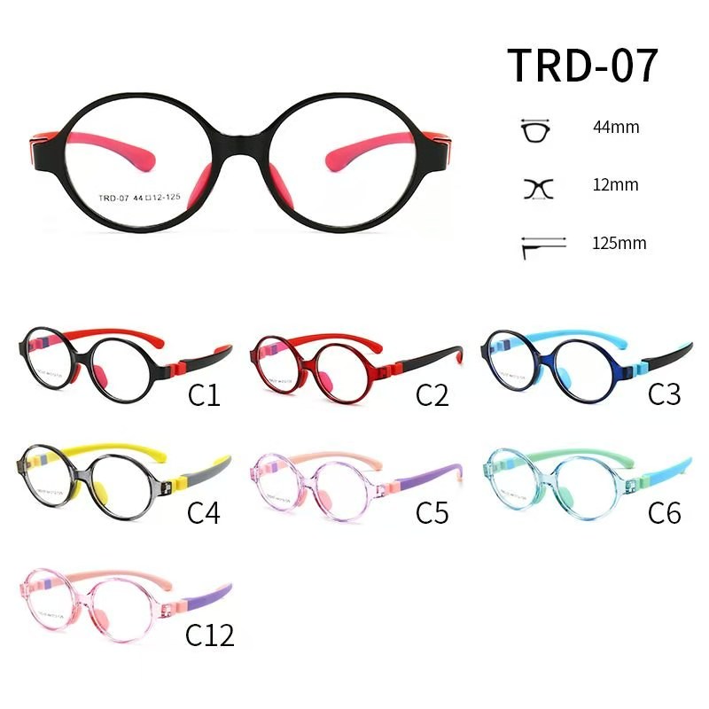 ولدى TRD-07 مرآة معدلة للتصحيح التبعثر البصري بعيد المدى لأطفال المدارس الابتدائية في إطار نظارات الرؤية القصيرة المدى السيليكا الفورية TRR detail image 1