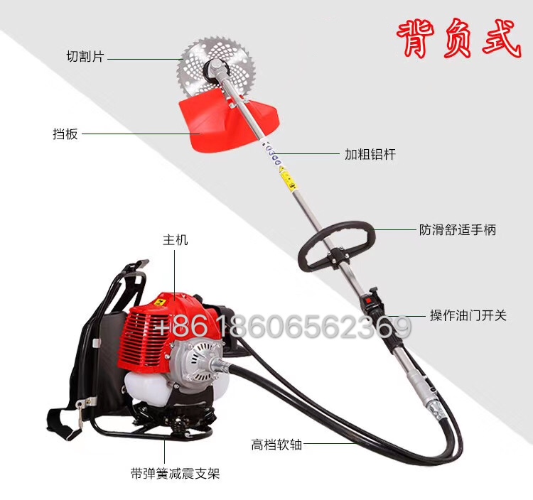 Garden tools backpack mower multi-function mower gasoline mower lawn mower irrigation mower Lawn mower four stroke mower two stroke mower thumbnail