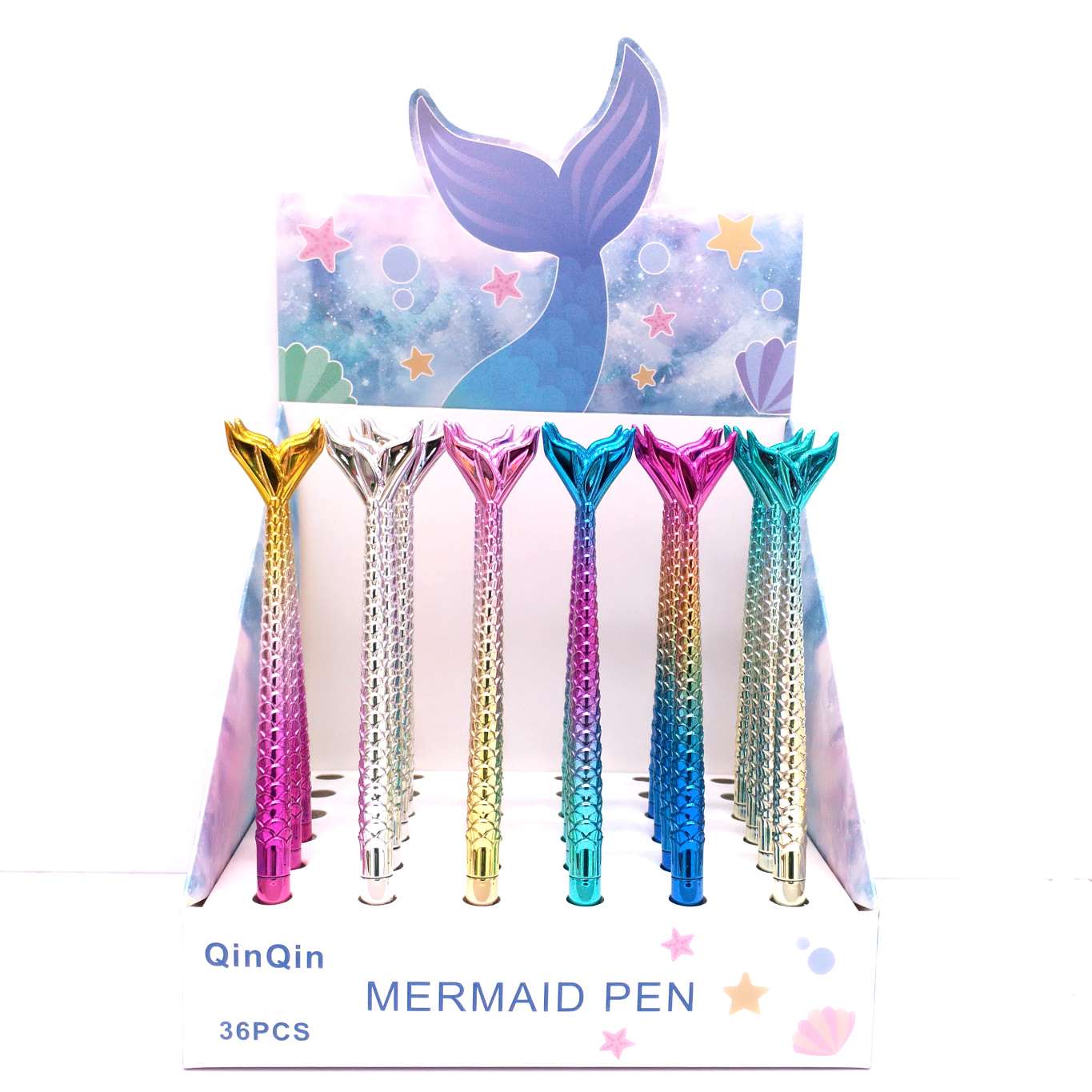 UV fine rod fish pen craft modeling pen colorful mermaid neutral pen thumbnail