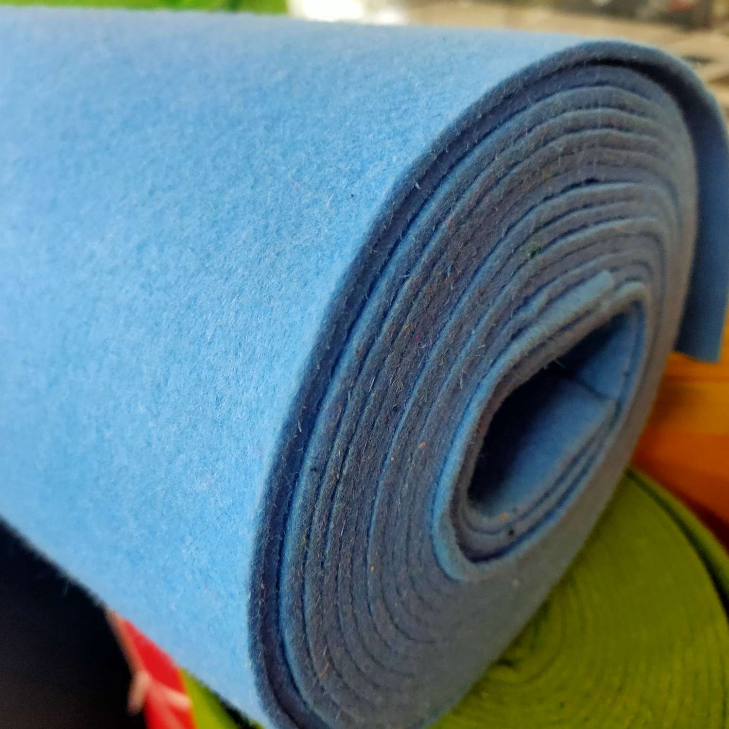 3mm blue felt non-woven fabric details Picture