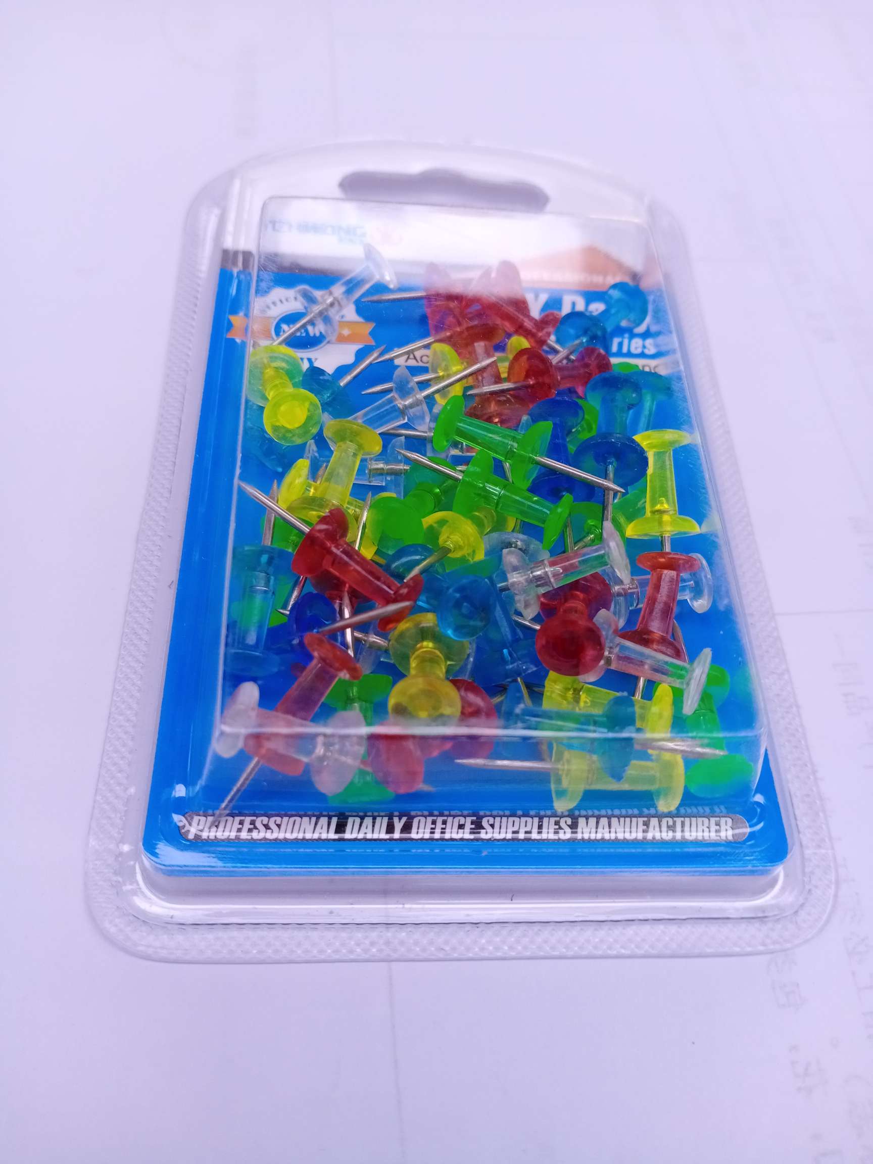 50 YZW1002 transparent colored I-shaped nails detail image 2