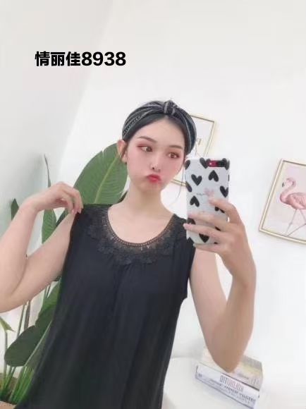 情丽佳8938#网红加肥加大打底背心