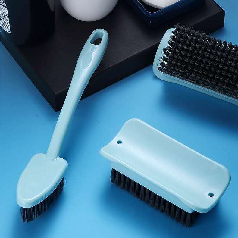 Laundry brush with soft bristles, a special household shoe cleaning brush that does not damage shoes and clothes. Shoe cleaning brush board for hard bristles Application Scenario