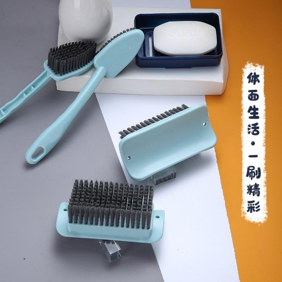 Laundry brush with soft bristles, a special household shoe cleaning brush that does not damage shoes and clothes. Shoe cleaning brush board for hard bristles undefined