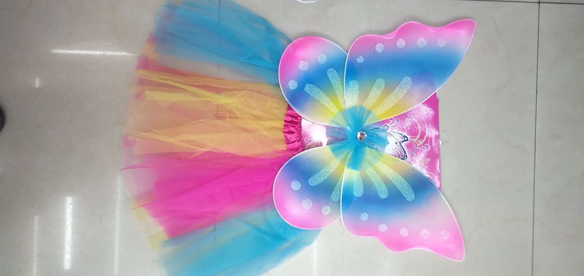 Two-piece set of Colorful butterfly wings