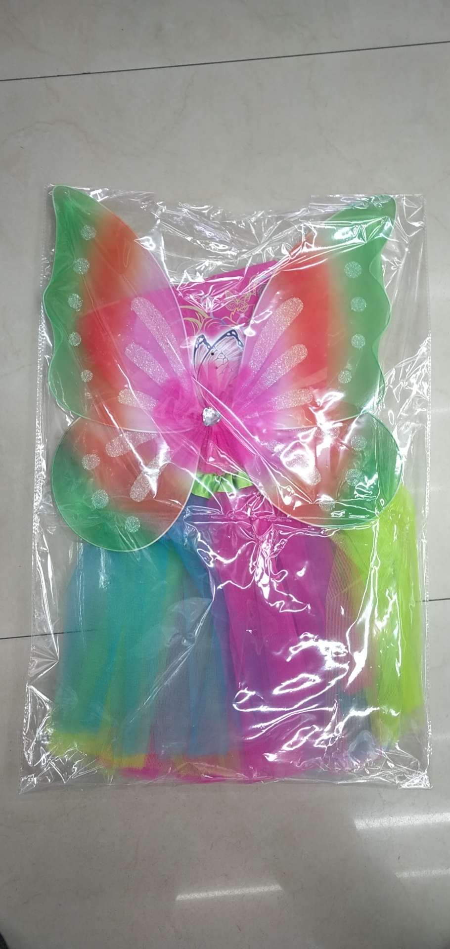 Two-piece set of Colorful butterfly wings details Picture