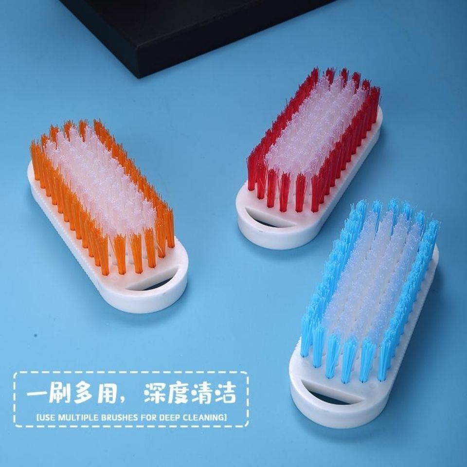 Laundry brush with soft bristles, a special household shoe cleaning brush that does not damage shoes and clothes. Shoe cleaning brush board for hard bristles detail image 5