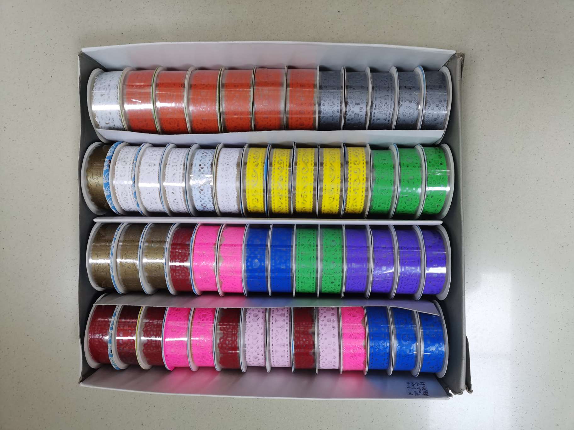 镭射花边小号胶带，颜色多，图案多产品图