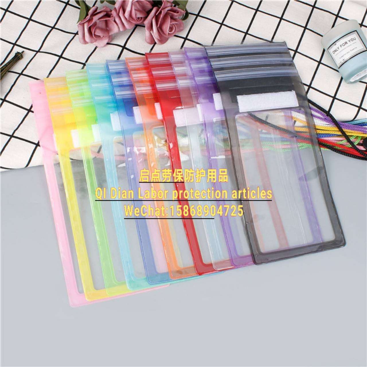 厂家直销手机防水袋彩色pvc触屏透明防水袋专业出口东南亚市场 老挝缅甸柬埔寨泰国 泼水节 游泳 漂流