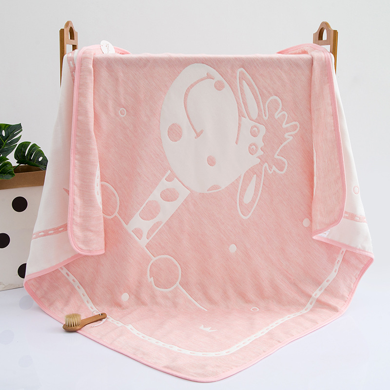 六层纯棉断染提花童被详情图7