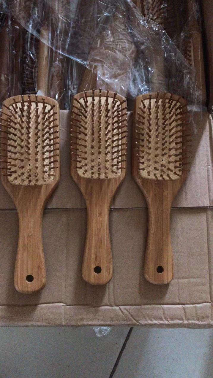 Bamboo comb massage comb, women's air bag comb, Korean version household durable massage small comb, air cushion comb detail image 3