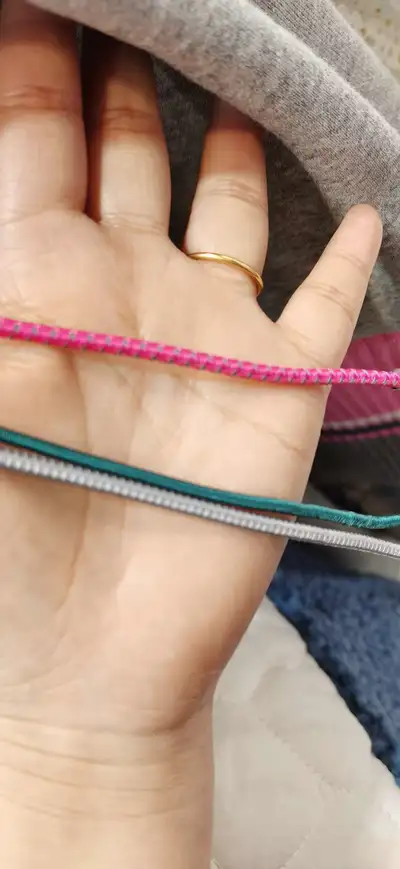 Pattern Imported Latex Elastic Rope Clothing Accessories For Men And Women's Hardshell Clothing Accessories Specifications 0.1-0.8Cm To Sample Custom