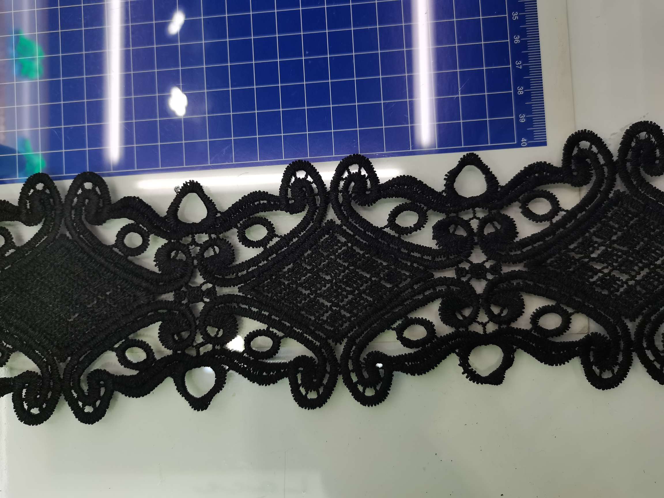 涤纶黑色 土黄 条码现货 现货细节图