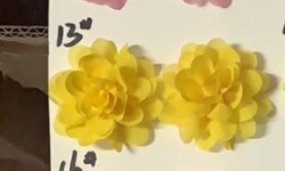 Satin Peony Flowers Specification drawing