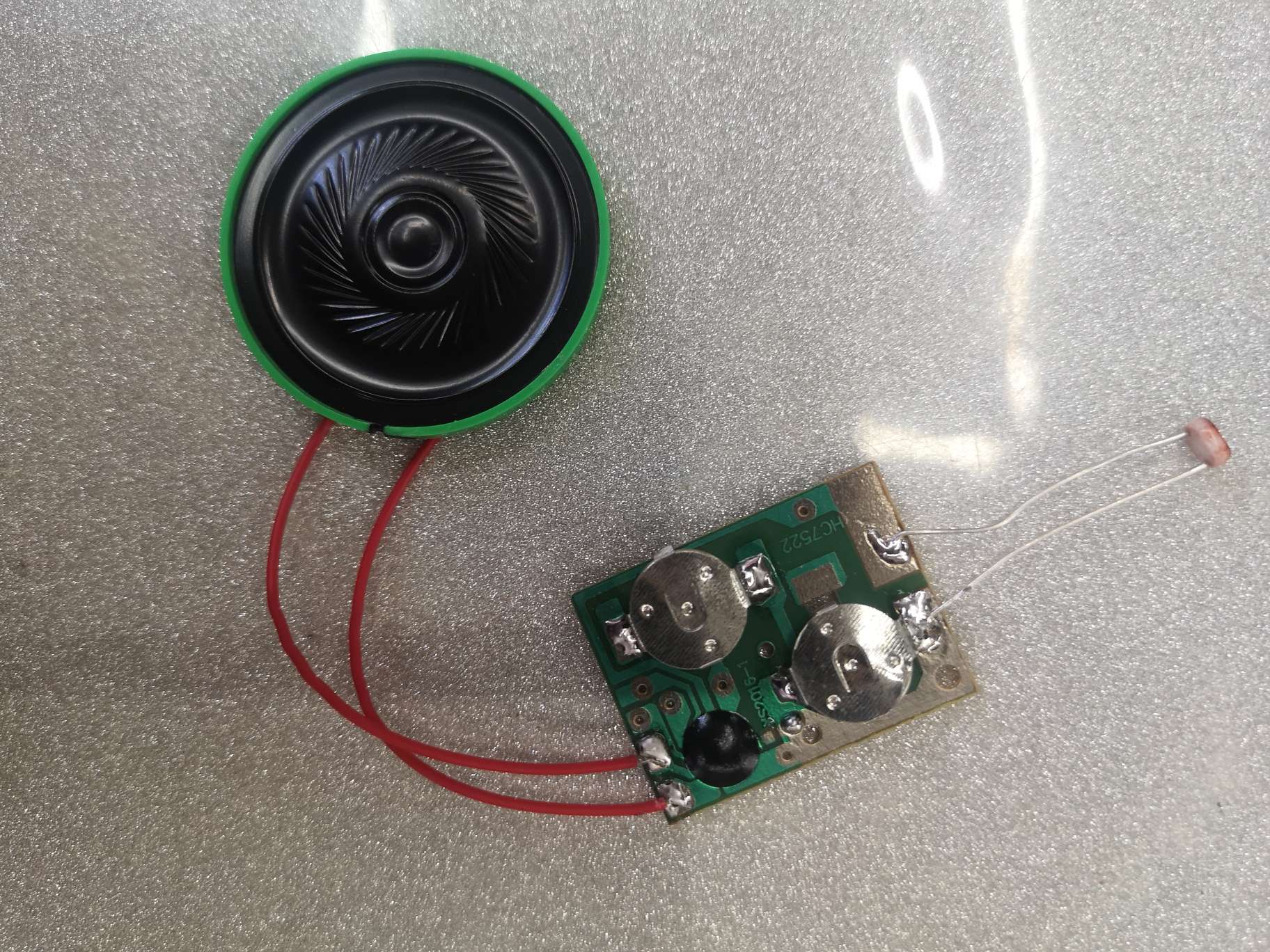 发光电子配件音乐发光电子感应声控盒子卡片音乐芯片‘详情图4