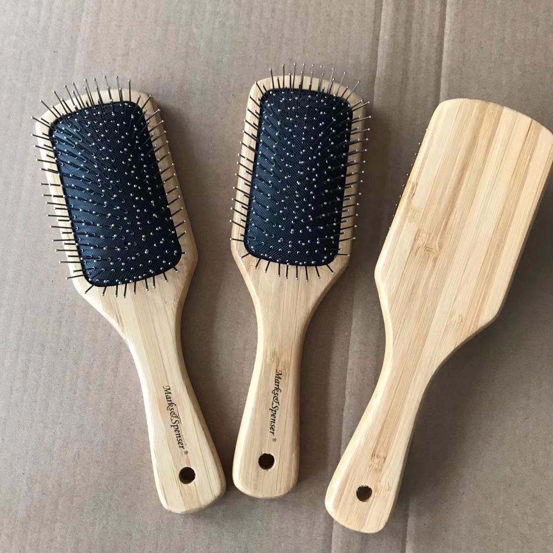 Bamboo comb massage comb, women's air bag comb, Korean version household durable massage small comb, air cushion comb detail image 10