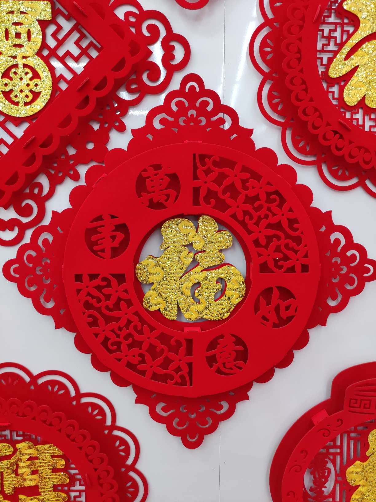 镂空立体福字40