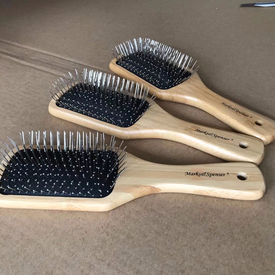 Bamboo comb massage comb, women's air bag comb, Korean version household durable massage small comb, air cushion comb detail image 14