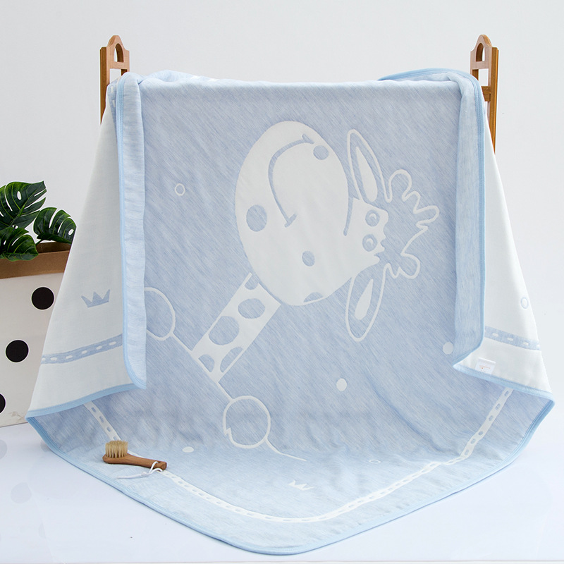 六层纯棉断染提花童被详情图9