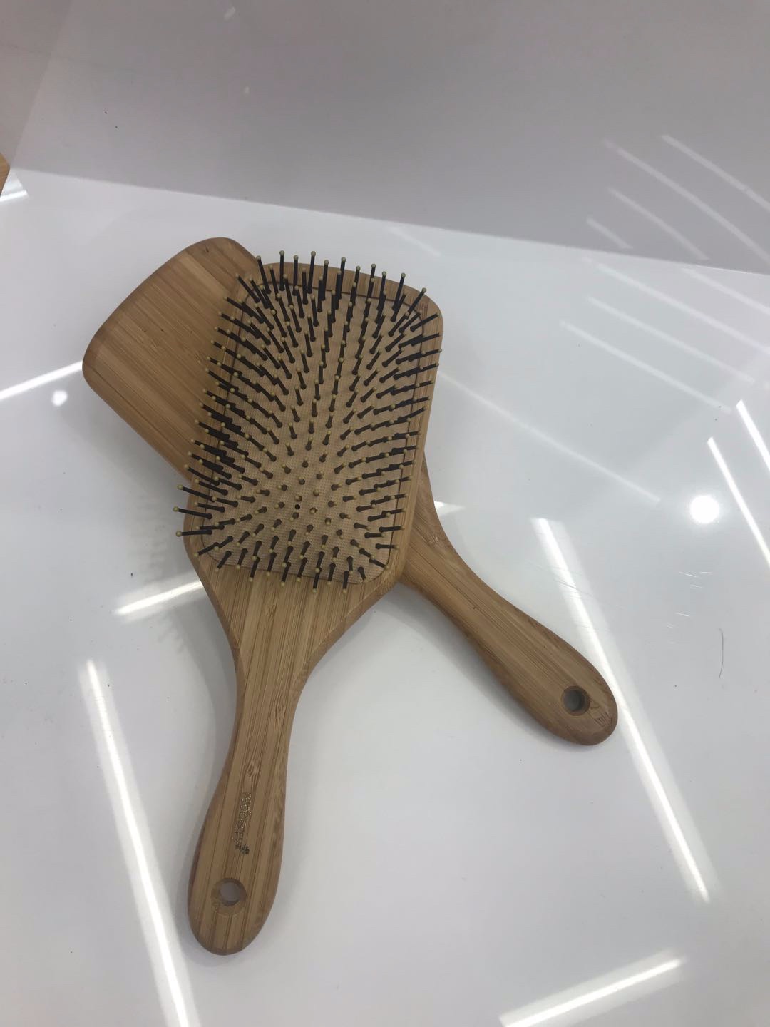 Bamboo comb massage comb, women's air bag comb, Korean version household durable massage small comb, air cushion comb detail image 5