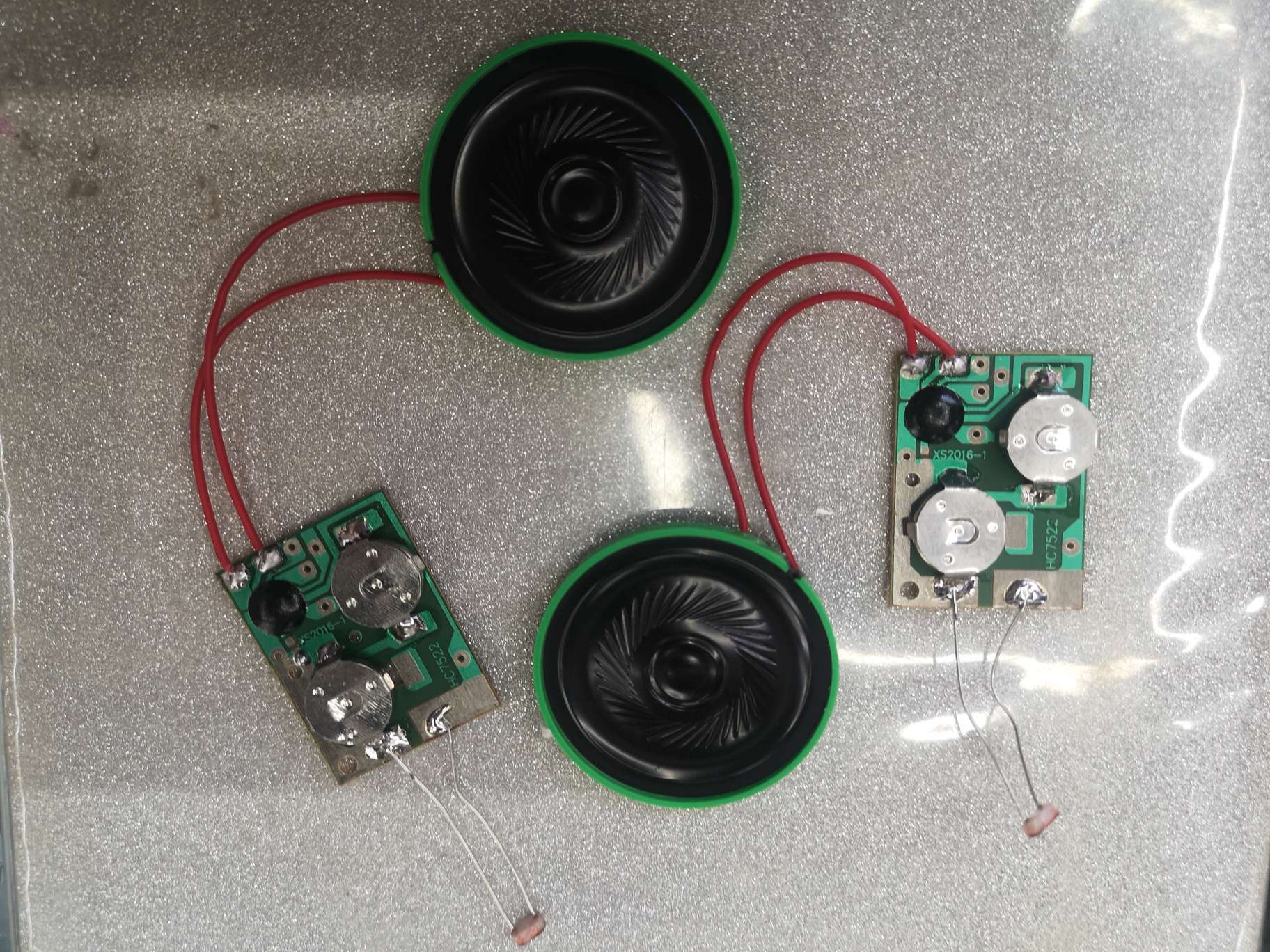 发光电子配件音乐发光电子感应声控盒子卡片音乐芯片‘详情图1