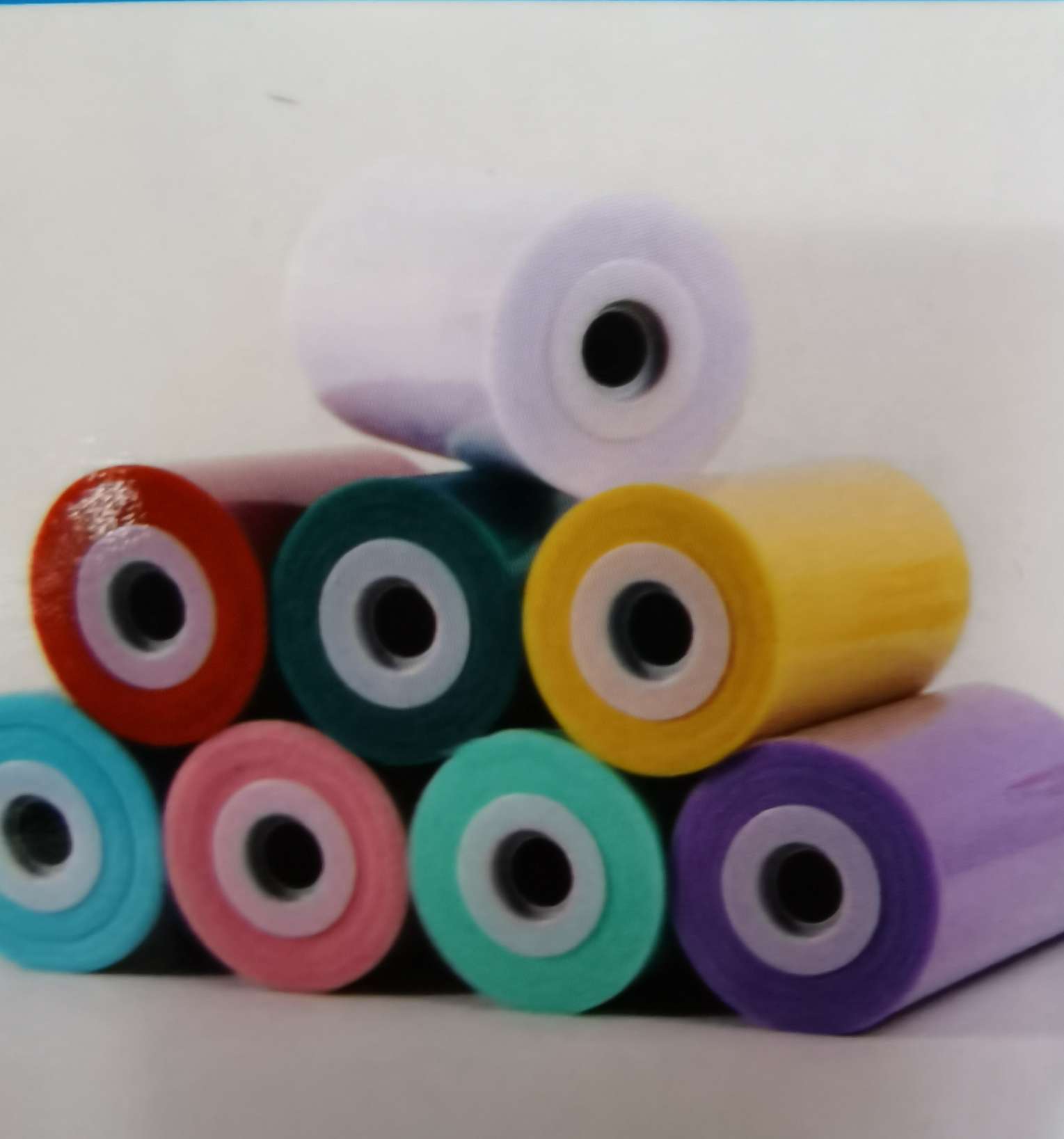 Bright pink mesh fabric for packaging accessories pic 1