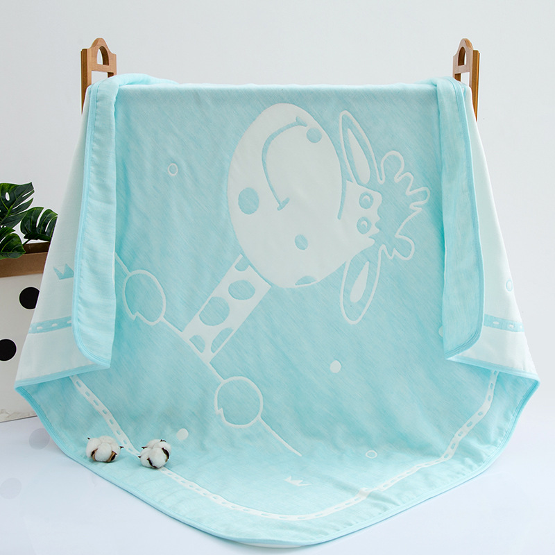 六层纯棉断染提花童被详情图6