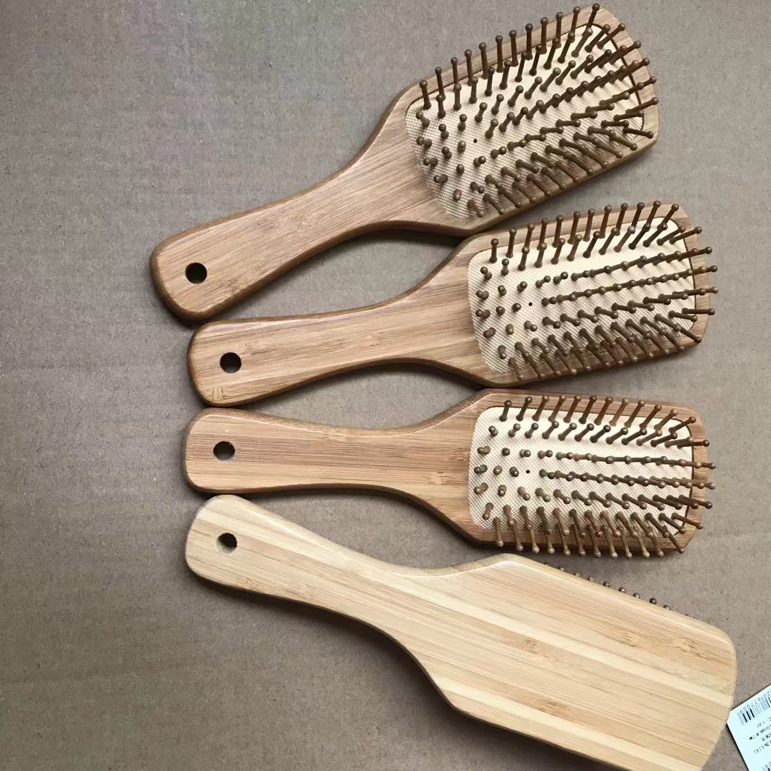 Bamboo comb massage comb, women's air bag comb, Korean version household durable massage small comb, air cushion comb details Picture