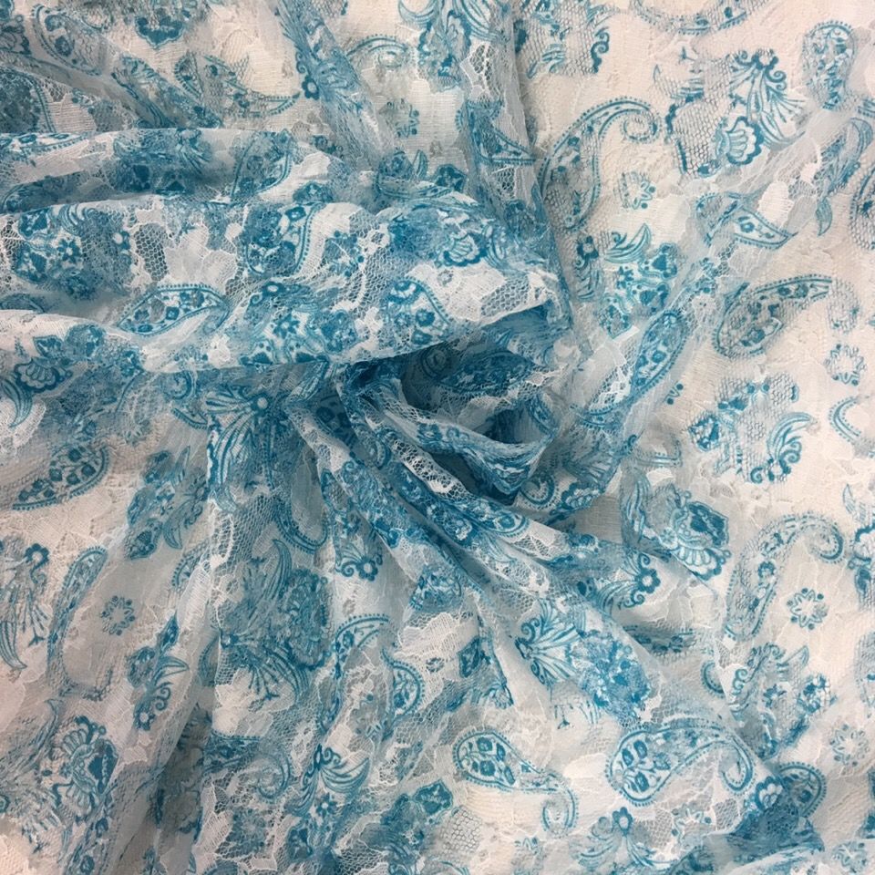 The top of the cashew dress is made of lace printed fabric, which is slightly elastic and translucent. It needs to be lined with a scarf, neck and swimsuit fabric pic 4