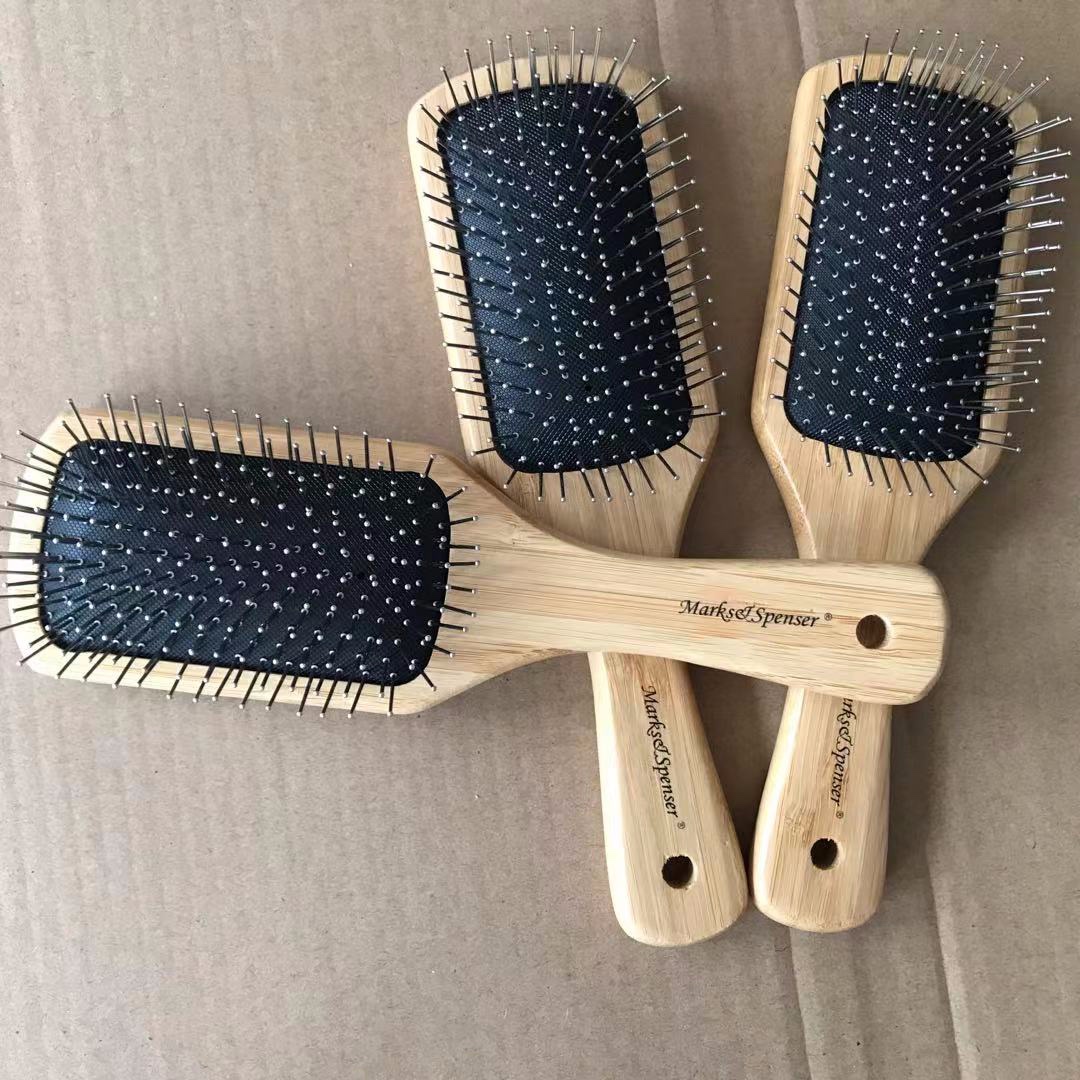 Bamboo comb massage comb, women's air bag comb, Korean version household durable massage small comb, air cushion comb detail image 15