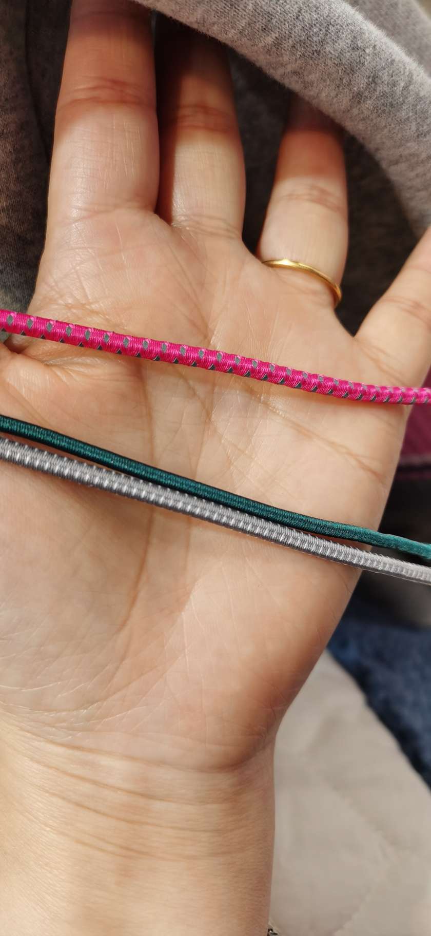 Pattern Imported Latex Elastic Rope Clothing Accessories For Men And Women's Hardshell Clothing Accessories Specifications 0.1-0.8Cm To Sample Custom Specification drawing