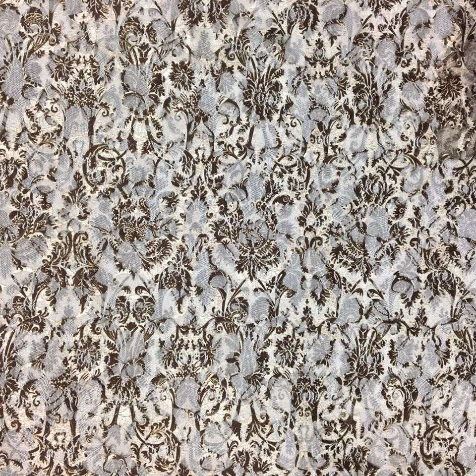 国潮民族风黑色连衣裙上衣 蕾丝印花 布料微弹微透需内衬围巾围脖泳装详情2