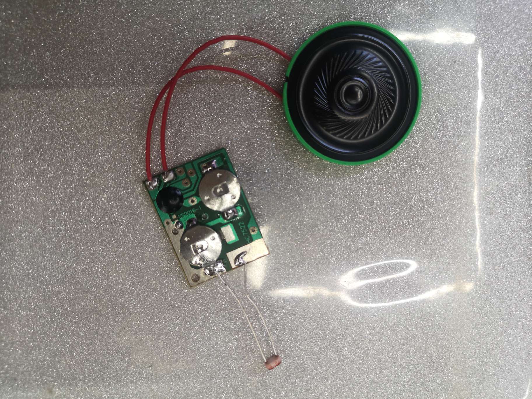 发光电子配件音乐发光电子感应声控盒子卡片音乐芯片‘详情图7