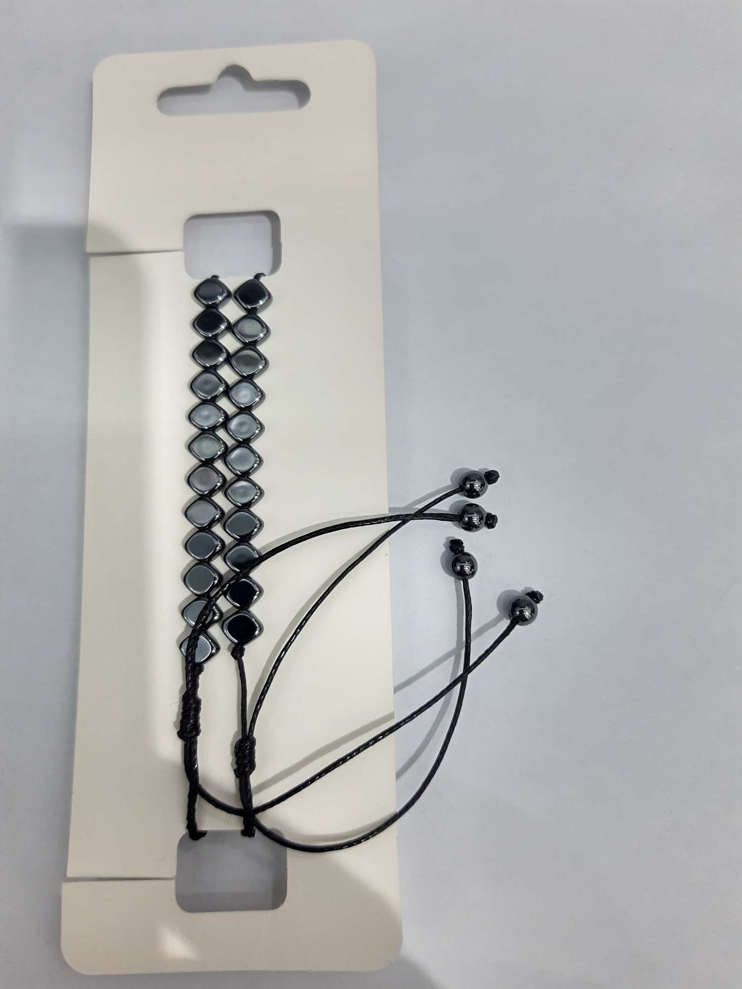 黑胆石赤铁矿手链
