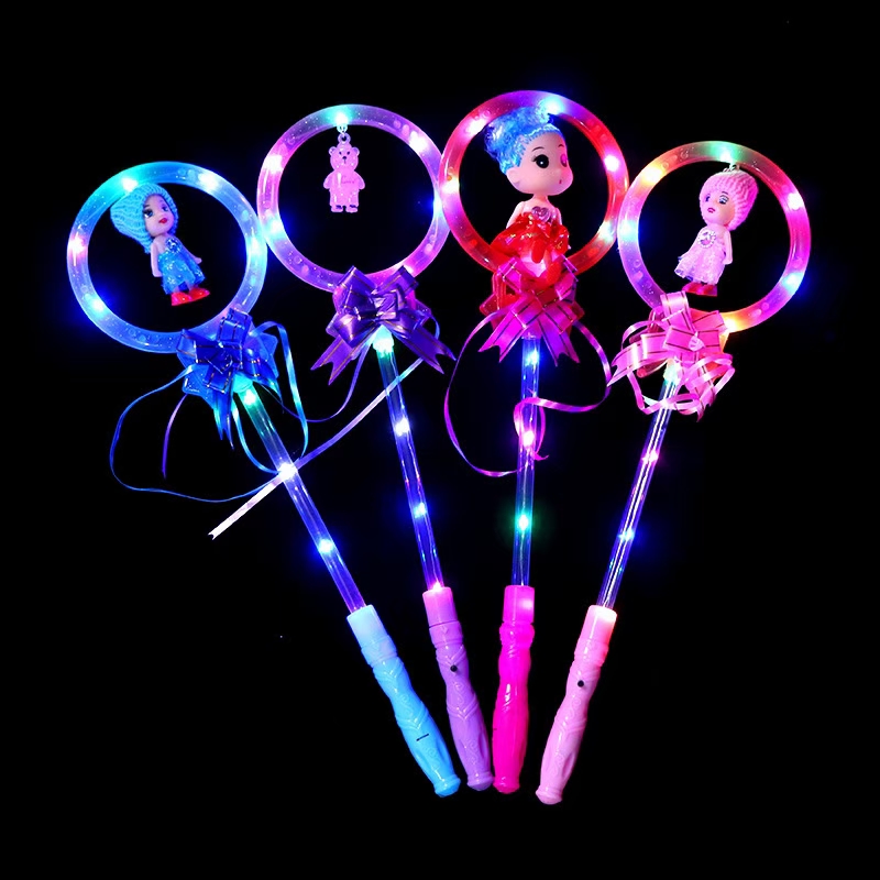 娃娃魔法棒发光棒玩具批发1图