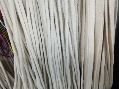 Cotton Rope, Flat, Round 21 Pieces Of Cotton Rope