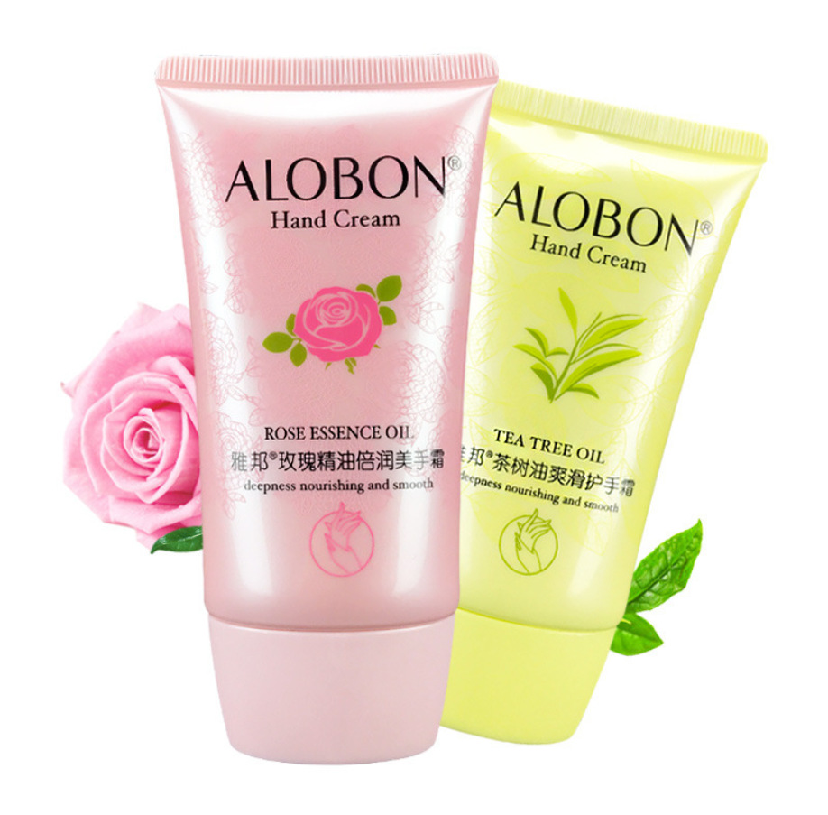 ALOBON Rose Essential Oil Tea Tree Oil Moisturizing Hand Cream Moisturizes hand care details Picture