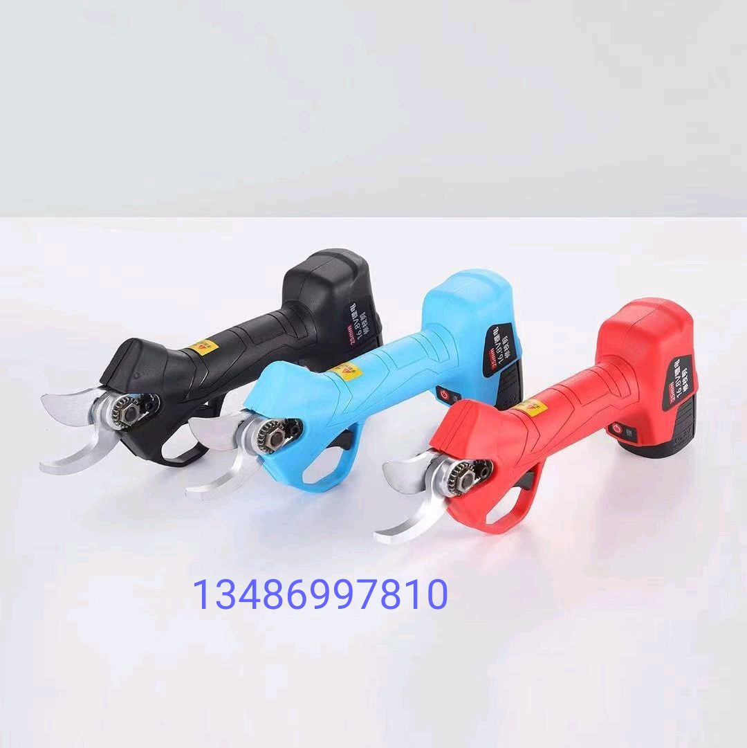 Electric garden scissor Lithium battery quick scissor twig scissor kit Hardware tools Electric scissors undefined