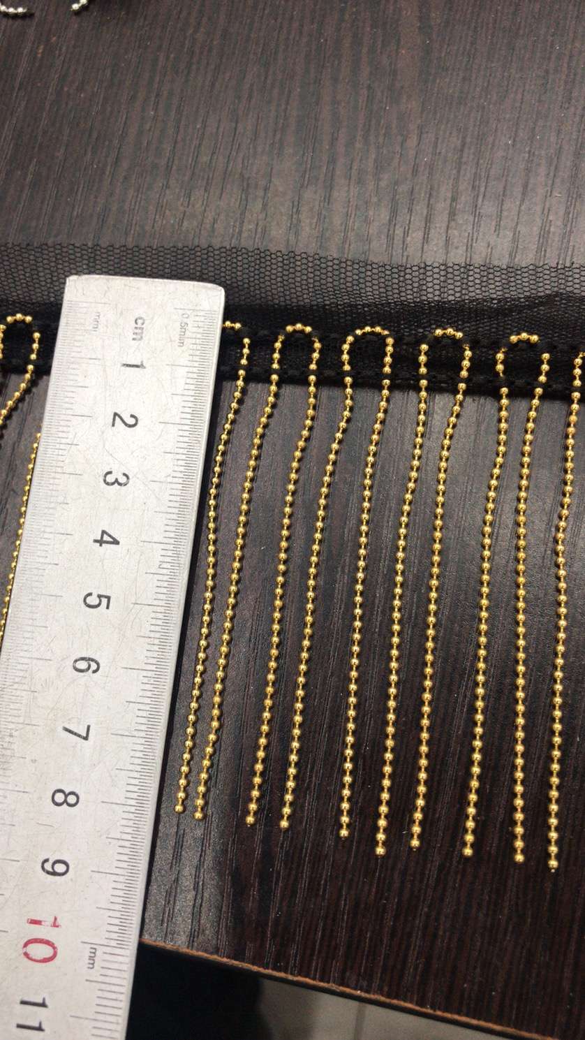 Metal Chain Fringe Chain Bead Chain Length Specifications Can Be Customized Item Picture