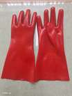 红PVC耐油手套