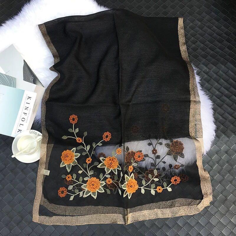 Bright Woven Scarf Silk Scarf 6