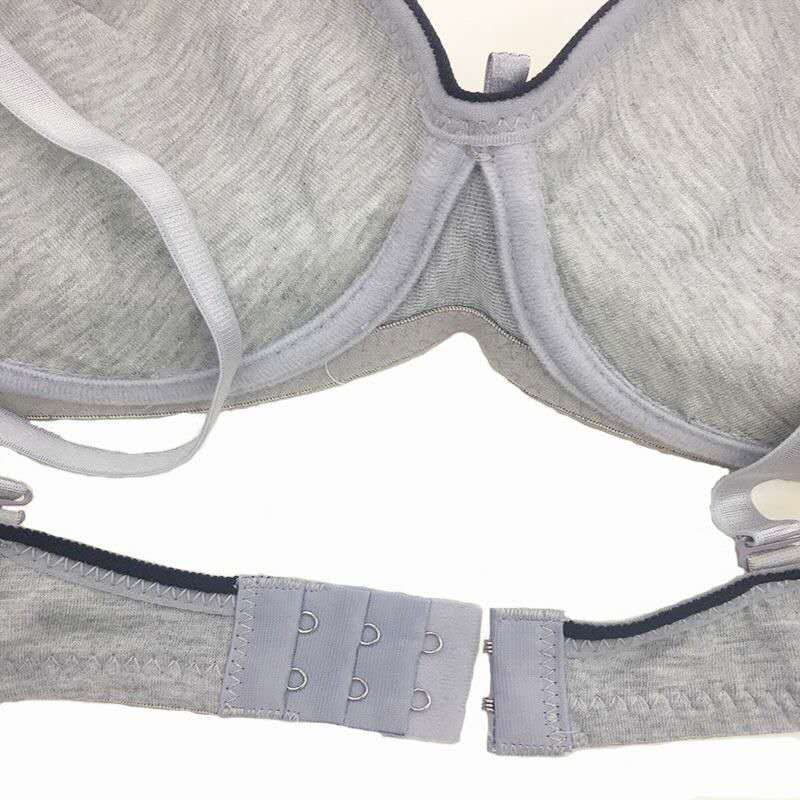 Grey Trade Bra, Cotton Shaped Bra Item Picture