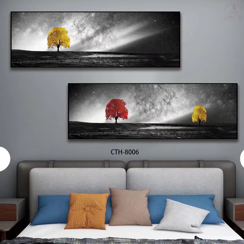 Bedside Painting Sofa Background Painting Hotel Background Item Picture