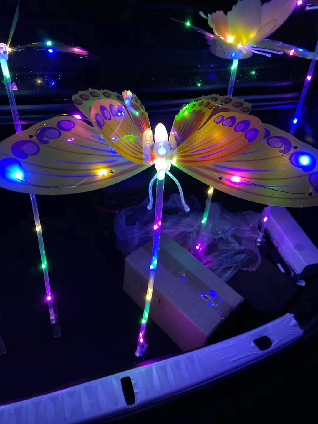 发光蝴蝶发光棒玩具批发1图