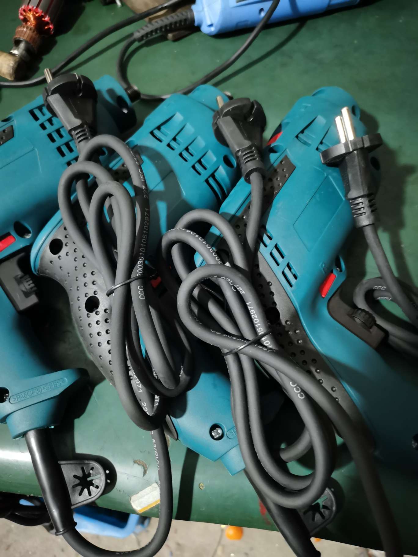 Hammer drill hand Electric drill Hardware tools Drill Electric tools Set of tools undefined
