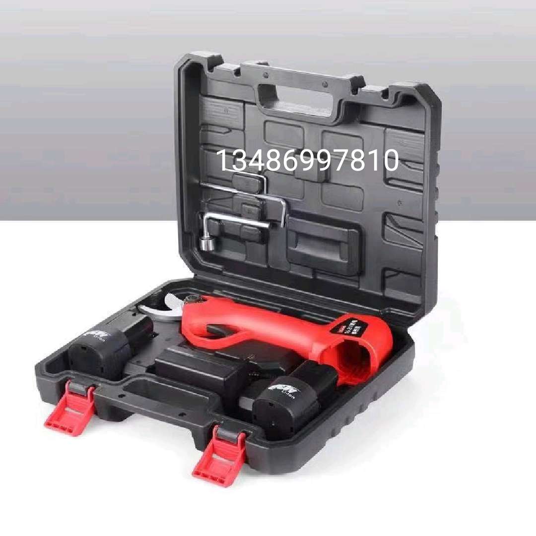 Electric garden scissors Hardware tools Branch scissors Quick cut garden tools full figure