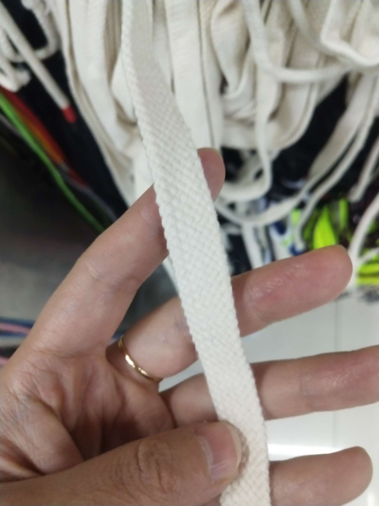 Cotton Rope, Flat, Round 21 Pieces Of Cotton Rope Item Picture