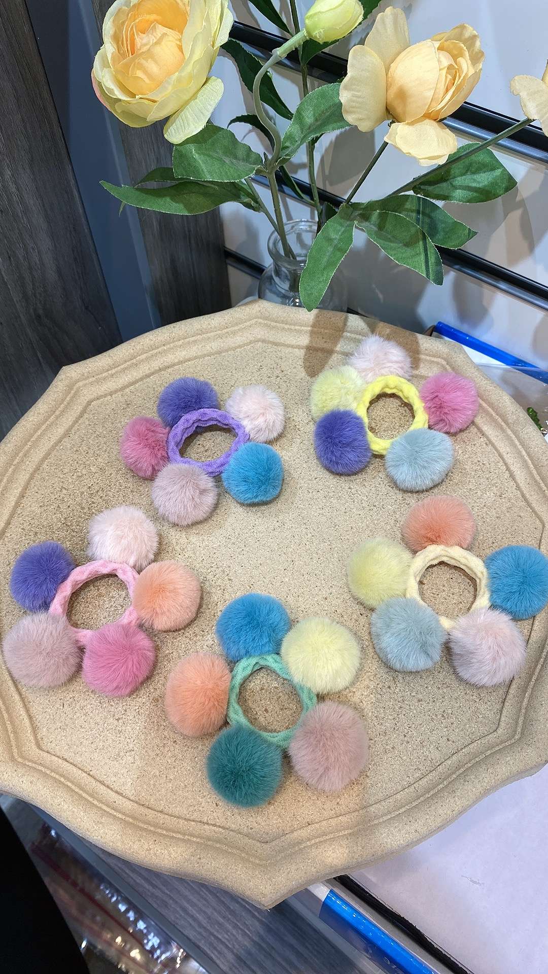 Five - color ball serve ring hair hair ball serve string