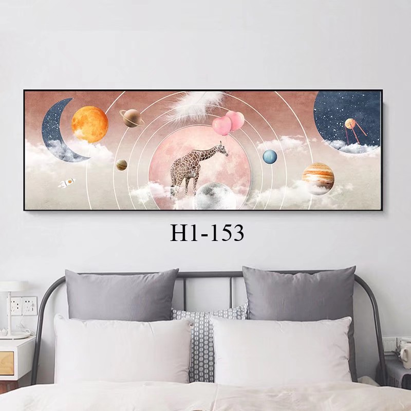 Bedside Painting Sofa Background Painting Hotel Background full figure