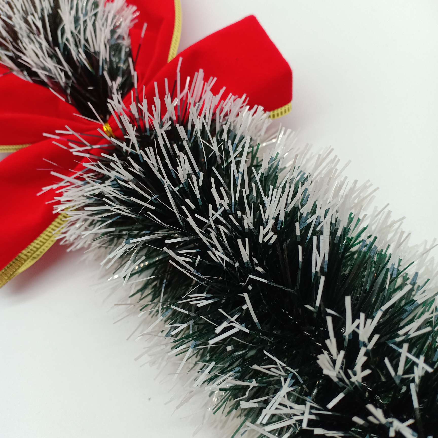 Decoraciones navideñas de tiras de color festivo Application Scenario